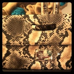 Nine West Snakeskin clutch